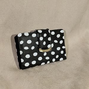 Mindi polka dot wallet